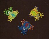 Embroidered Boys Shirt-  Tree Frogs