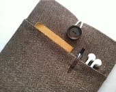 11" MacBook AIr, Asus VivoBook Laptop Sleeve Padded Case - Herringbone