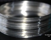 Memory Wire Silver Plated Stainless Steel 0.6mm 2.4"