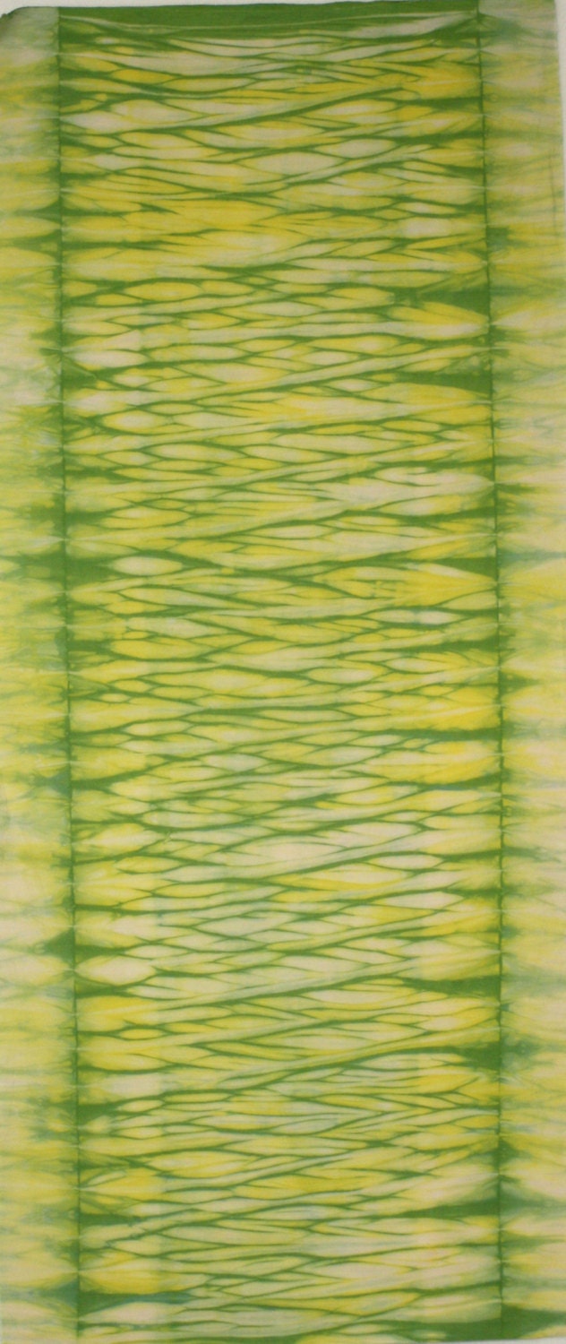 Hand Dyed Shibori Fabric - Inzai - One Half Yard