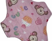 Cutie Cupcake Flannel Reusable Cloth Mini Pad