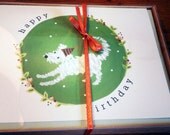 Birthday Dog Card (A2 size with matching envelope)