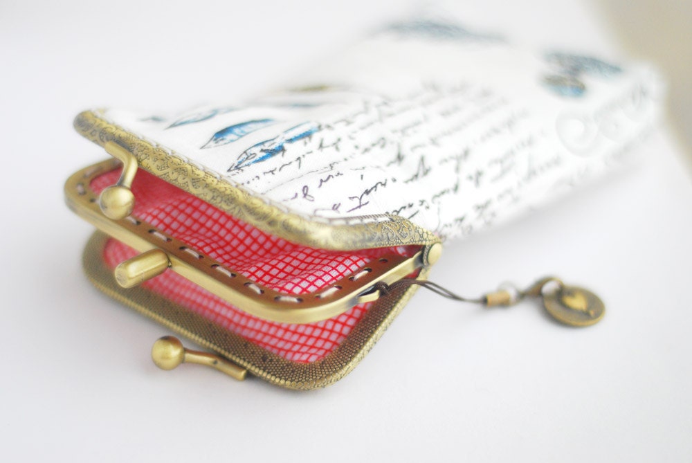iPhone wallet / Double Pockets / iPhone Sleeve / iPhone Case Paris/ Tower Eiffel  (Samsung Galaxy S4 Size available)