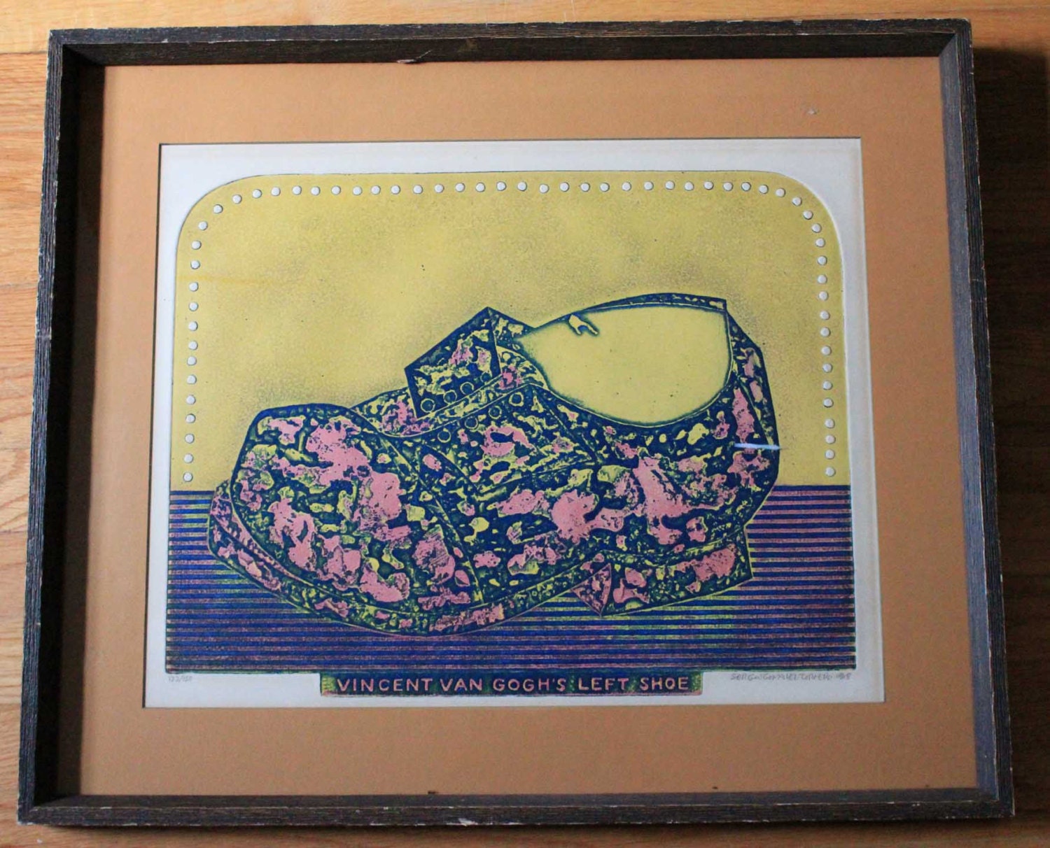 Fantastic mid century modern print by Sergio Gonzales Tornero... signed and numbered.