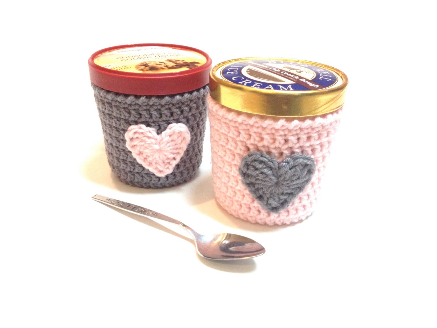 Ice Cream Pint Cozy Cover Sleeve (Set of 2) - READY TO SHIP