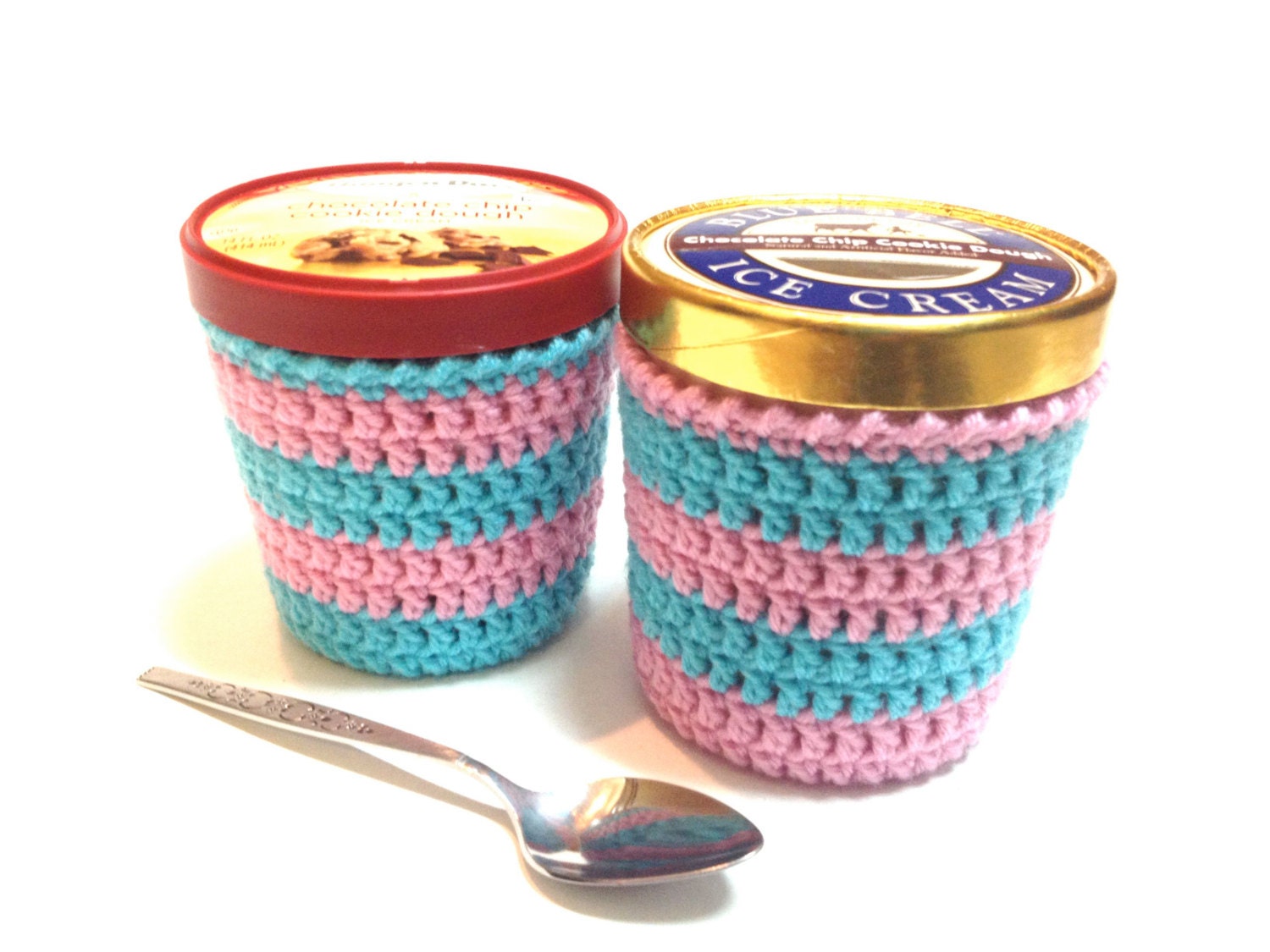 Ice Cream Pint Cozy Cover Sleeve (Set of 2) - READY TO SHIP