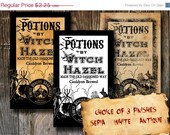 Halloween Witch Apothecary Label Vintage Digital Download Collage Sheet Printable Scrapbook Image Clip Art INSTANT DOWNLOAD