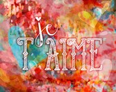 Je T'aime -  PRINT