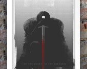 Game of Thrones Inspired Print A3 (Jon Snow)