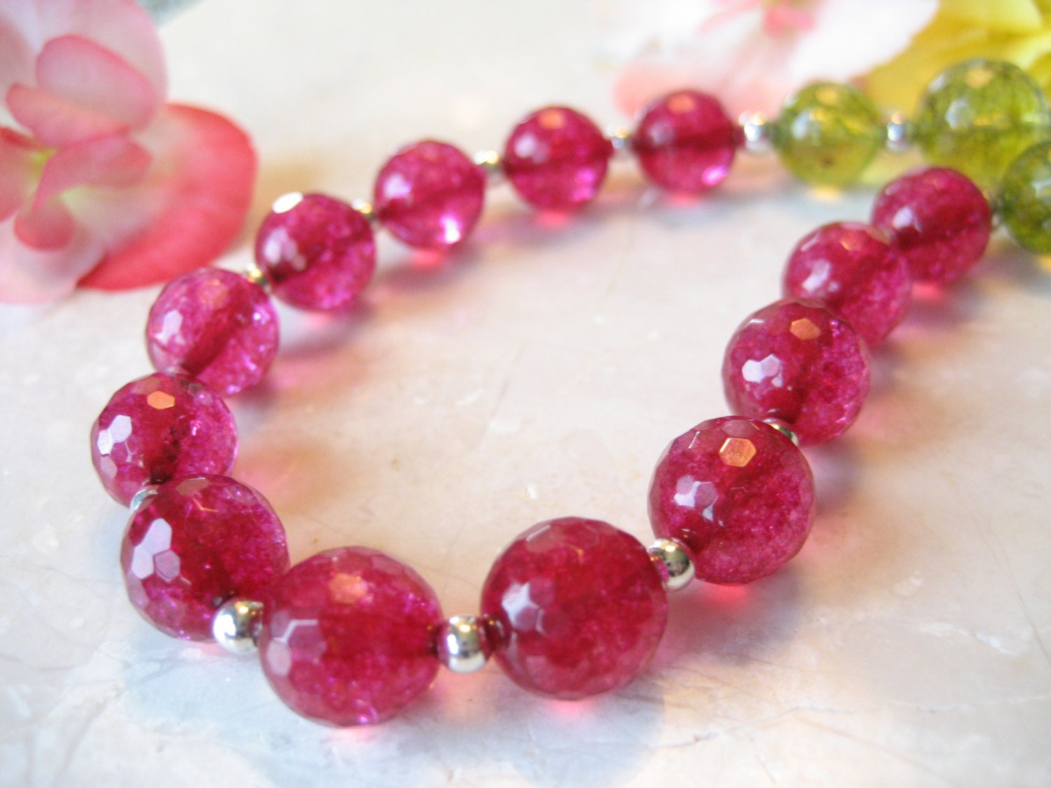 Tuscany Summer - Pink Tourmaline Necklace