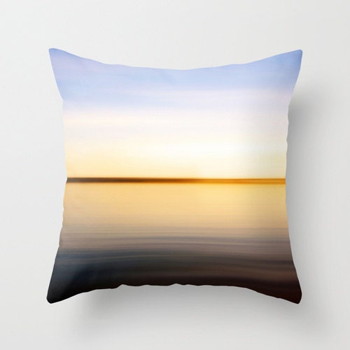 Summer Sunset . Throw Pillow . Home Decor . Decoration . Elegant . Romantic . Lake . Water . Reflection . Sunset