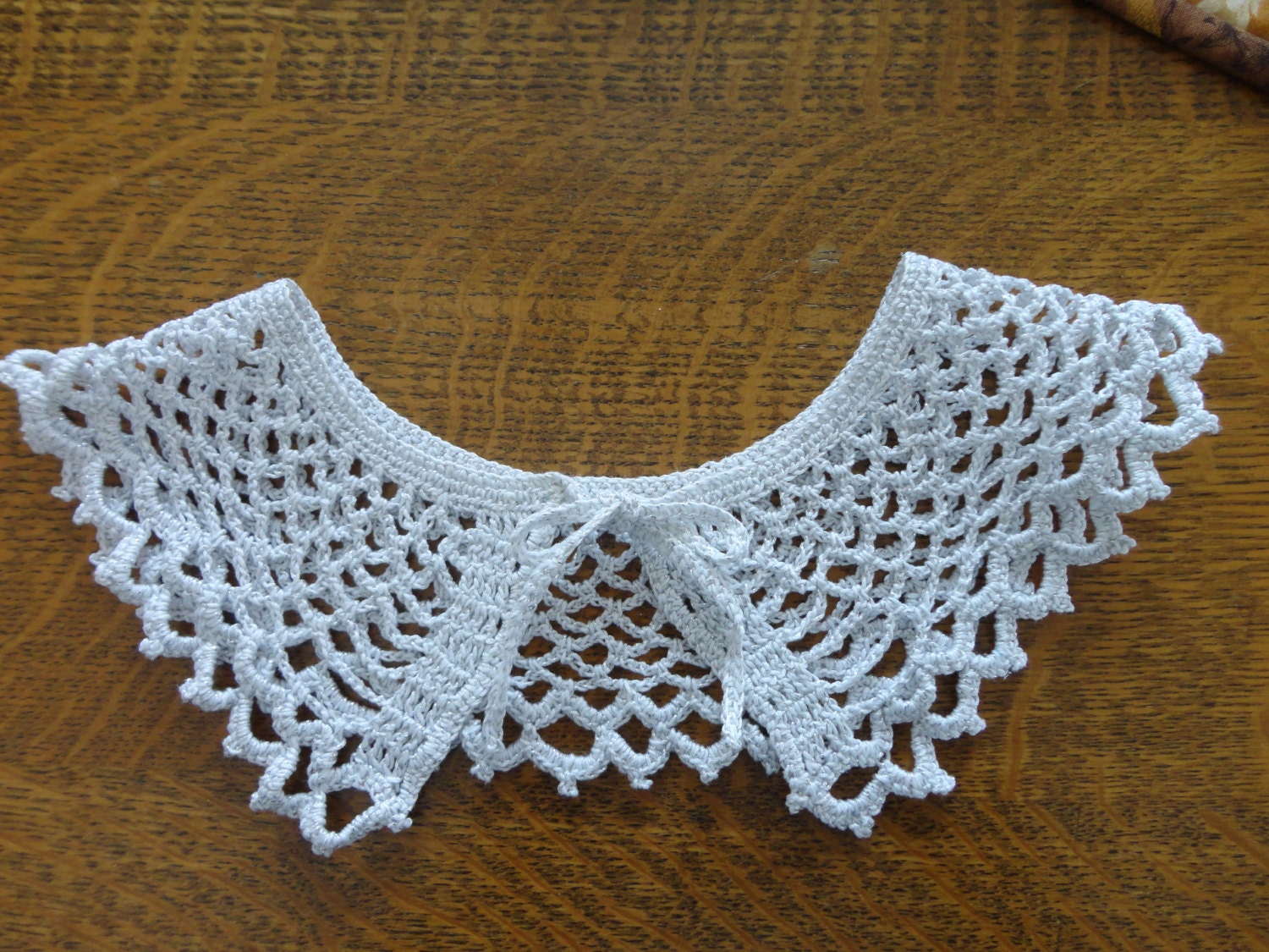 Hand Crocheted Removable Sweater Collar