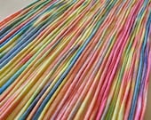 Recycled T shirt Yarn Strips-Summer Sunset Tie Dye- Rt783