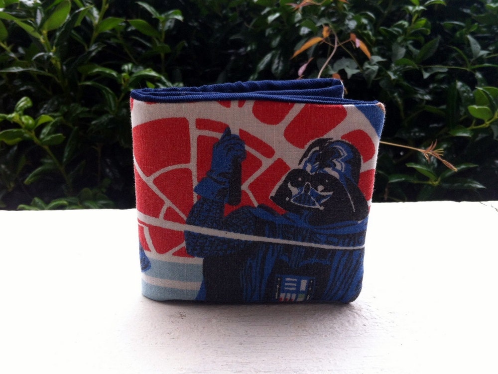Star Wars Darth Vader Single Fold Wallet Recycled