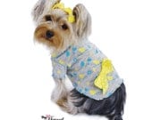 A Little Birdie Told Me  Dog TShirt Clothes Size XXXS through Large by Doogie Couture New for 2013