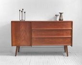 ON HOLD - Moving sale - Vintage Solid Walnut Credenza - Mid Century, Modern, Wood, Sideboard, Buffet