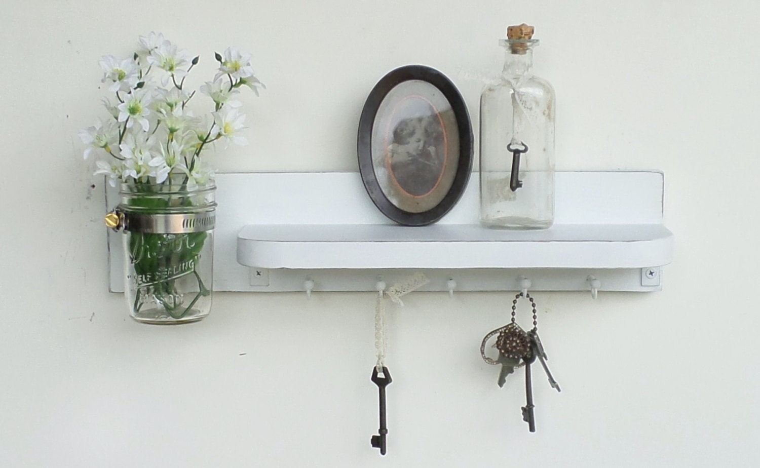 Picket Fence White.... Wood Jewelry by cottagehomedecor on Etsy