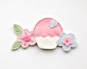 Cupcake Hair Clip