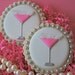 Pink Martini Decorated Sugar Cookies (12)