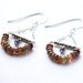 Rainbow tourmaline and iolite dangle earrings- multi color boho gemstone chandelier earrings- hippie chic- Unity