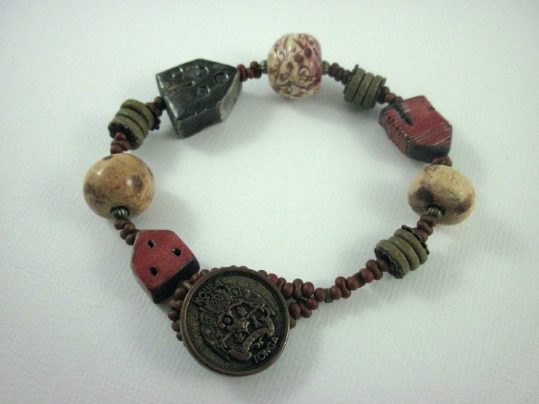 Rustic Barn Red Bracelet