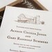 Letterpress Wedding Invitation Set - Barn