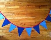Country Western Denim Bunting Banner