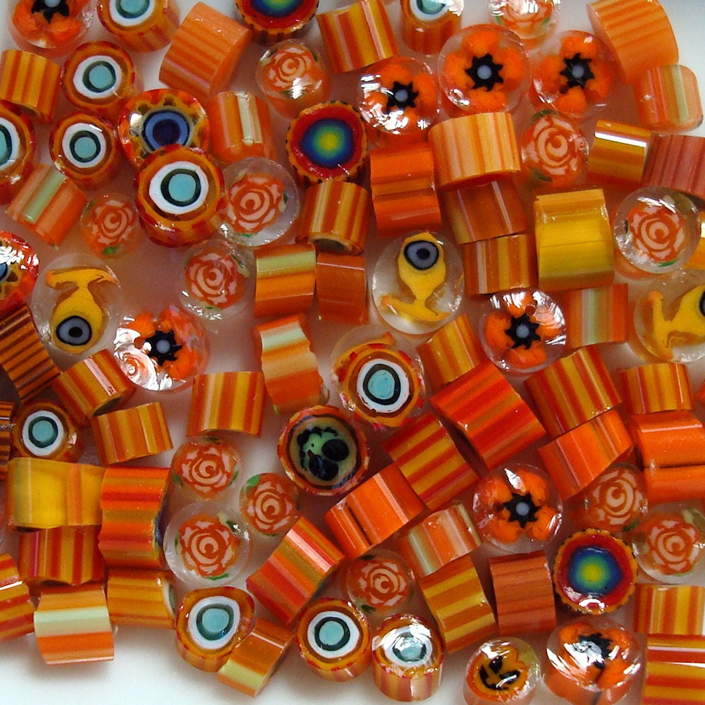 COE 104 Marmalade Minis Murrini by Lori and Kim