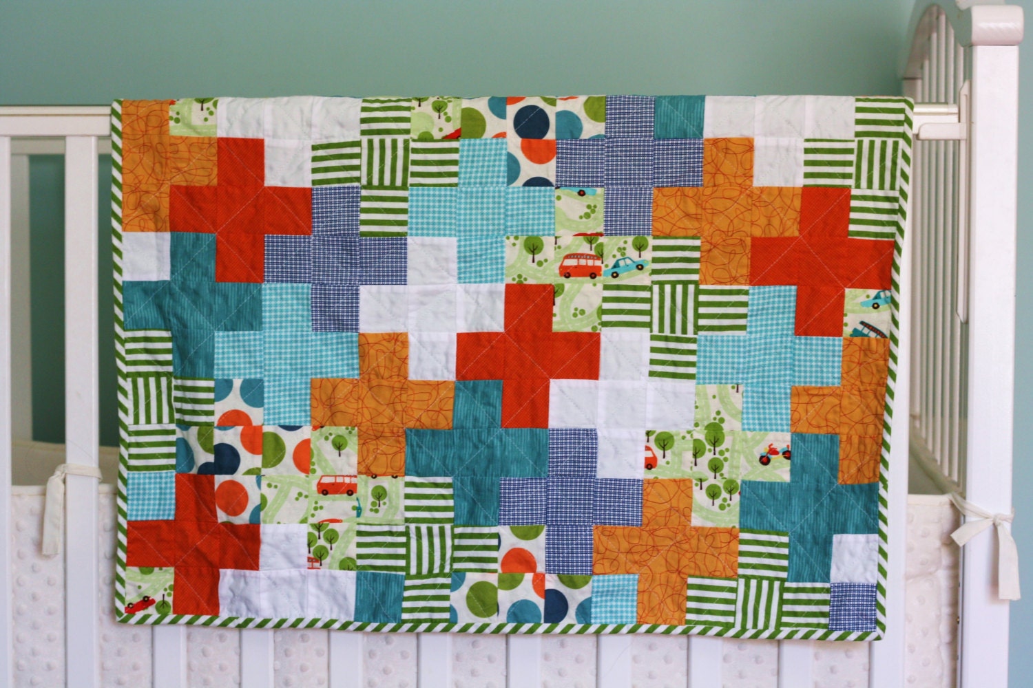 Plus Sign Cuddle Quilt