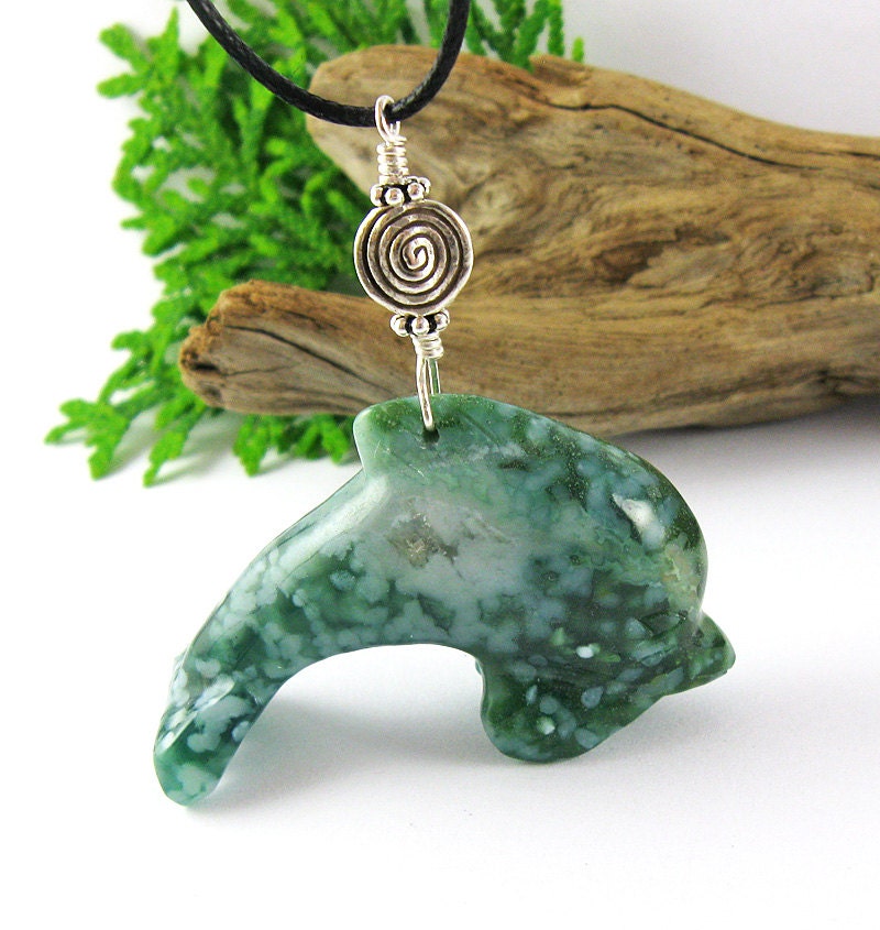 Dolphin Birth Pendant - Blessingway Labor & Birth Necklace
