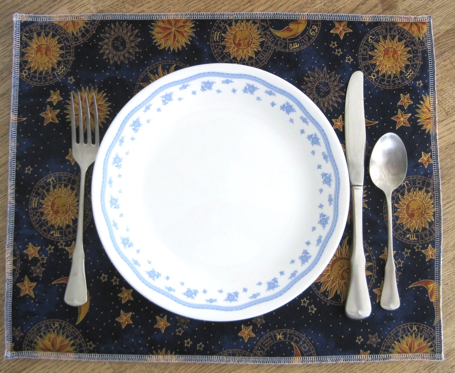 Celestial Placemat with Matching Coaster