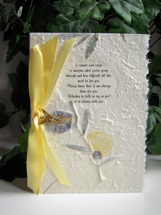 Sympathy Card with Keepsake Angel Charm