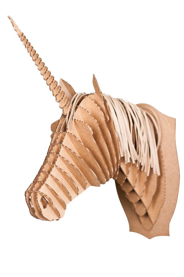 Micro Merlin - Small Unicorn Trophy - Brown or White