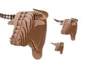 Toro Jr. - Medium Bull Trophy - White or Brown or Red or Black