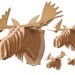 Fred- Large Moose Trophy- White or Brown