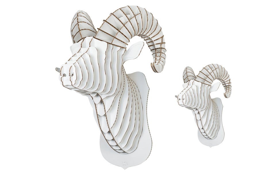Rocky - Large Ram Trophy - White or Brown