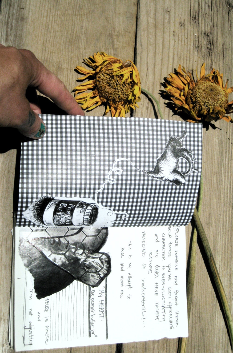 My Heart the Peanut Butter Jar Zine / Perzine / Personal / Emotion