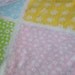 Vintage Bed Sheet - Patchwork Pastels - Full Flat for Use or Repurpose