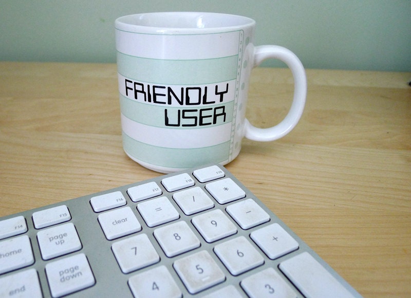 Vintage Computer Nerdy Coffee Mug