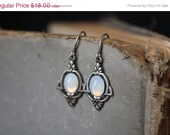 ON SALE Opal Art Nouveau Earrings