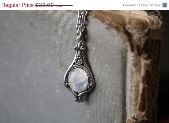 ON SALE Moonstone Necklace