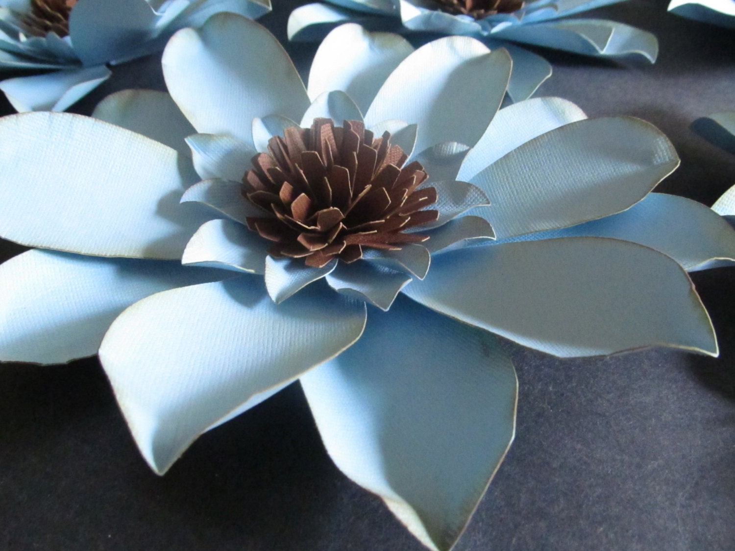 Large Paper Magnolia 8 inches Pew Decoration In the color of your choice