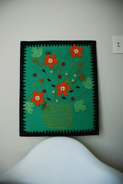 Vintage Funky Floral Needlework