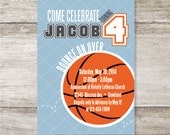 Basketball Birthday Party Invitation - Set of 15