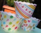 I love Summer Cupcake Wrappers SALE