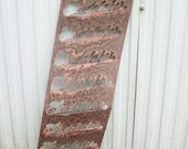 Vintage Industrial Decor.  Original Studebaker Car Factory Metal Stencil. American Car History. Collectors Item