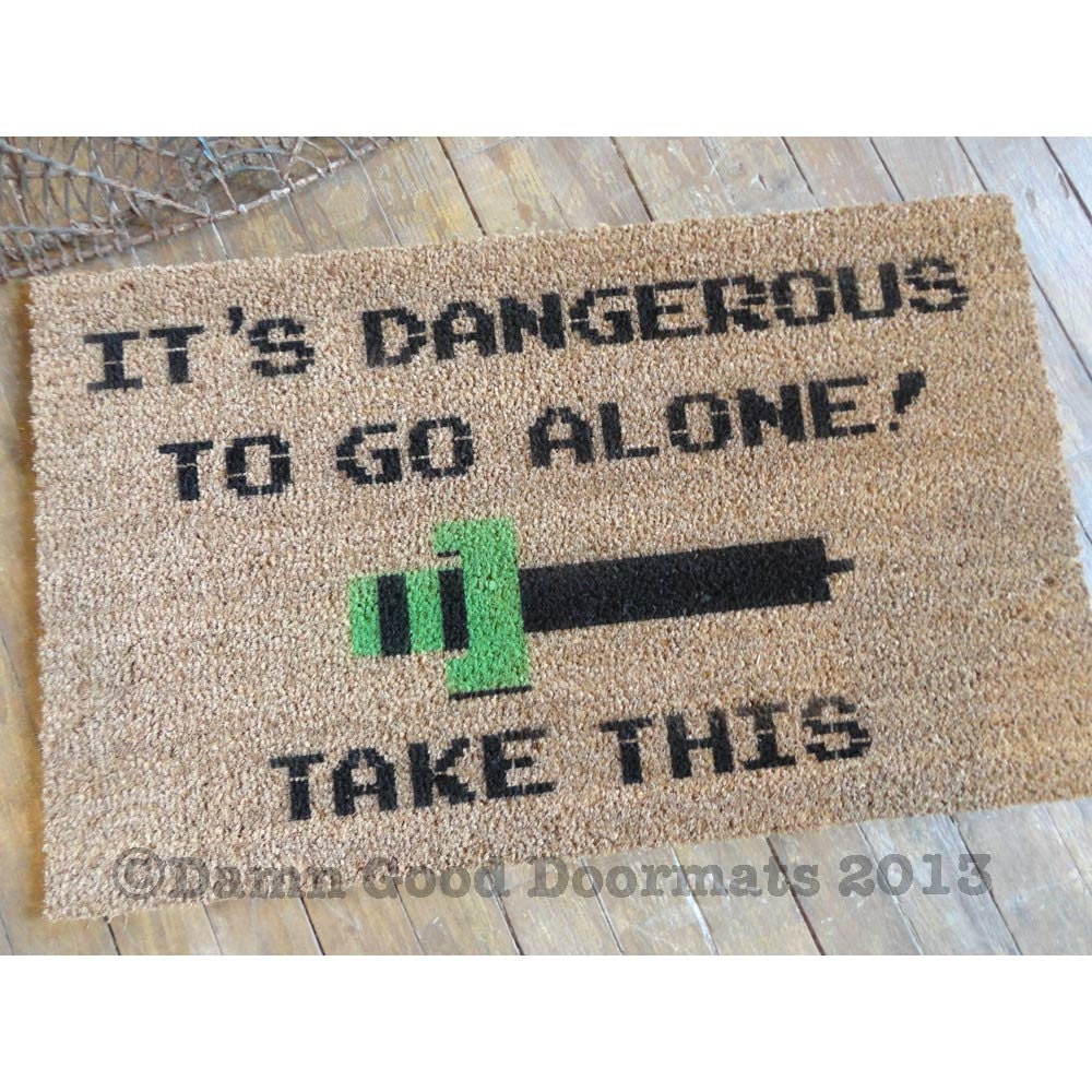 Legend of Zelda doormat -novelty geek stuff fan art
