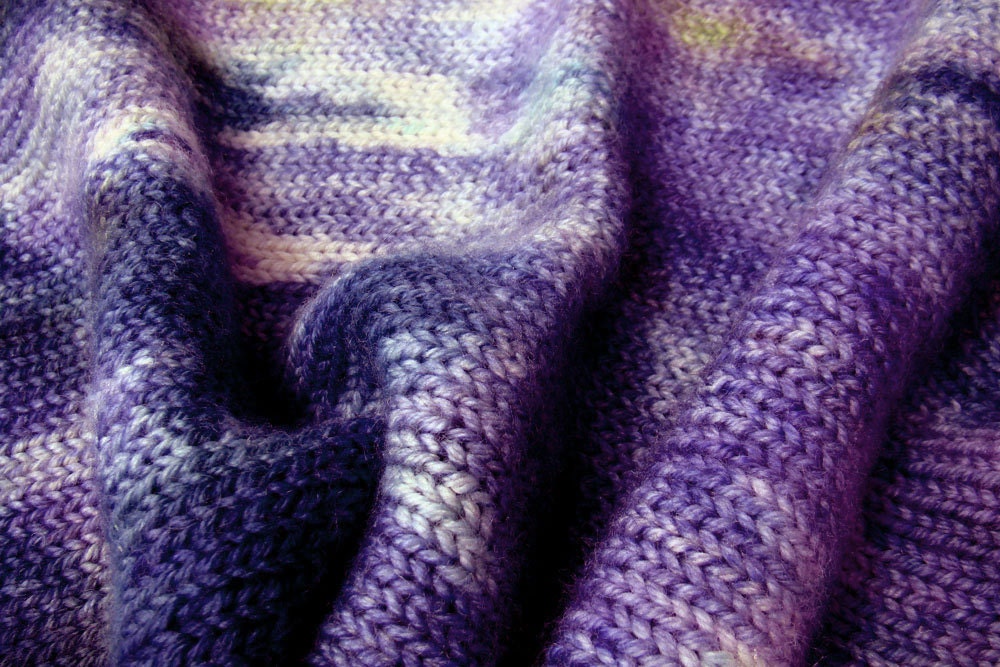 Hand Painted Sock Yarn Blank - Irises - OOAK