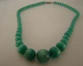Cool Green Moonglow Necklace