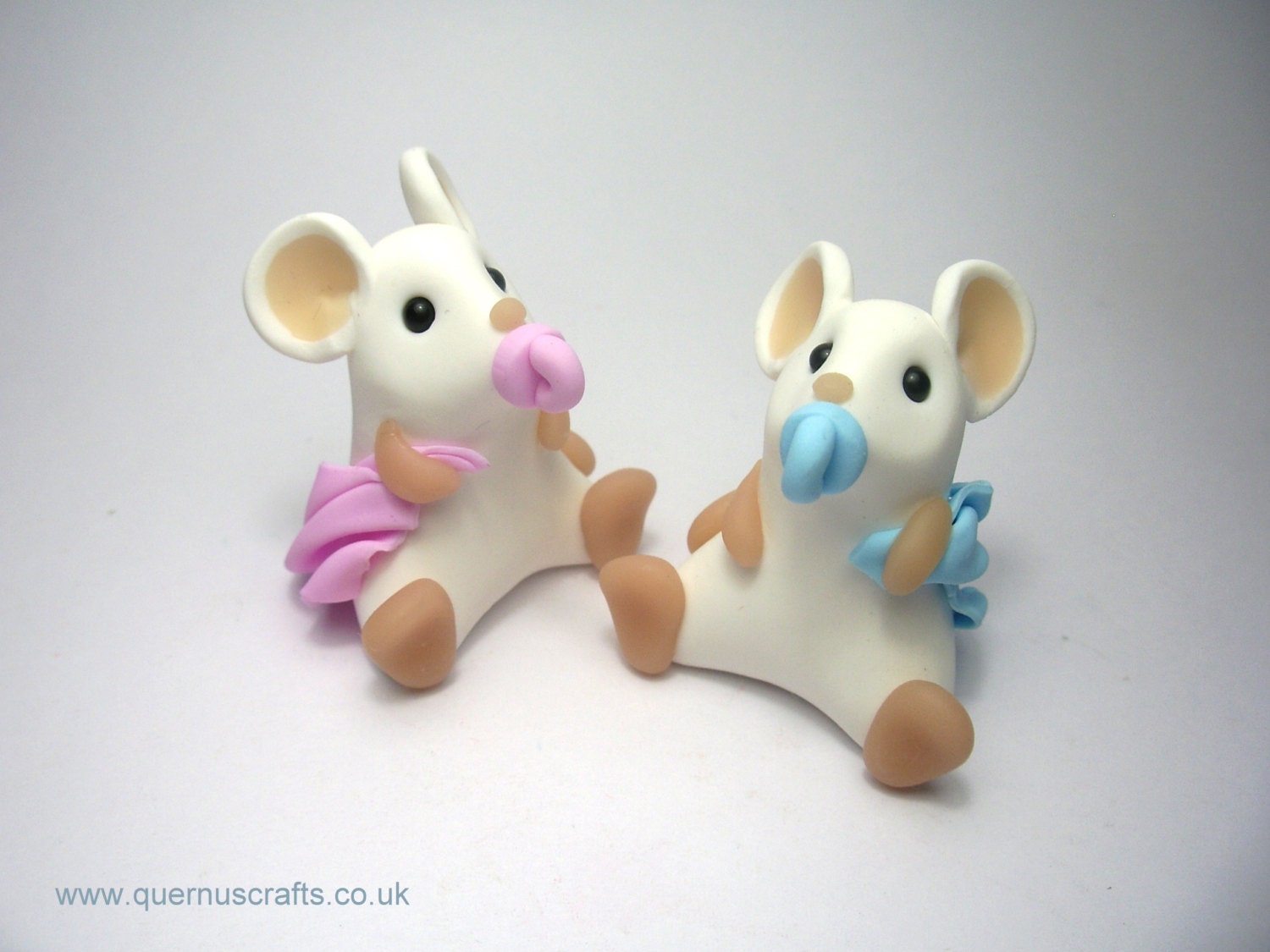 Baby Mouse Christening New Baby Ornament Sculpture Sold Individually